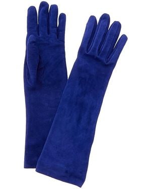 Gianvito Rossi Dnu Pack Mimi Suede Gloves - Blue