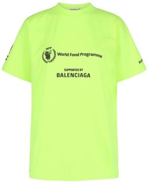 Balenciaga World Food Programme Graphic Boxy T-Shirt - Green