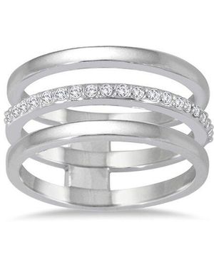 True Diamond 14k 0.20 Ct. Tw. Diamond Ring - White