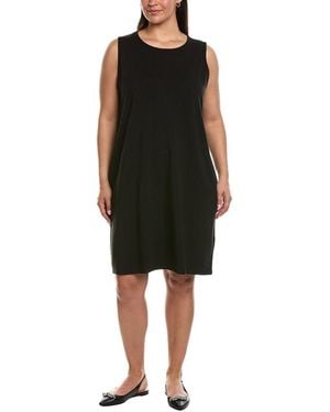 Eileen Fisher Round Neck Dress - Black