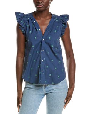 J.McLaughlin Olivia Blouse - Blue