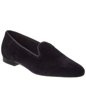 TOTEME Velvet Leather Loafer - Blue