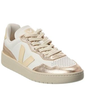 Veja V-90 O.T. Leather Sneaker - White