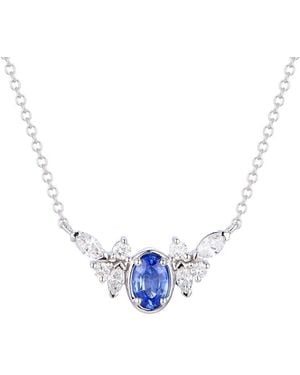 Gregg Ruth 14K 0.80 Ct. Tw. Diamond & Sapphire Pendant - Blue