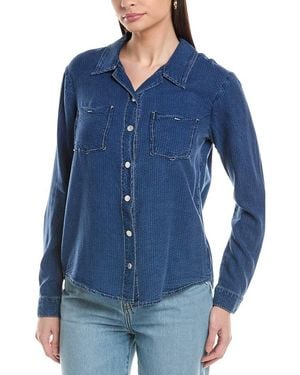 L'Agence Isla Denim Shirt - Blue