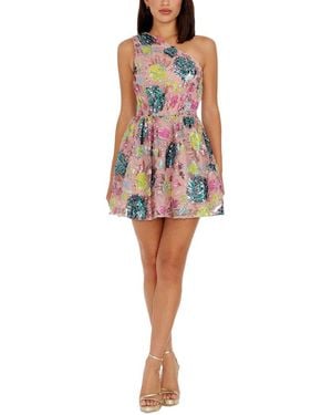 Dress the Population Delaney Mini Dress - Red