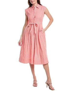 Sam Edelman Striped Belted Maxi Dress - Pink