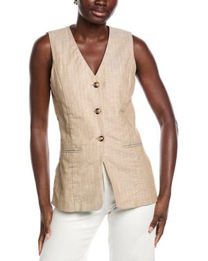 J.McLaughlin Silva Vest - Natural