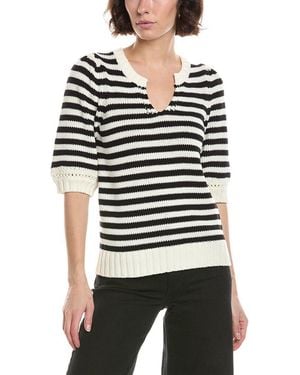Michael Stars Rosanna Stripe Jumper - Black