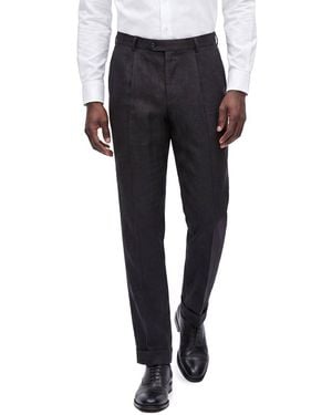 Kilgour Linen Trouser - Black
