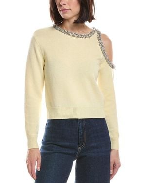 MILLY Roma Knit Top - Natural