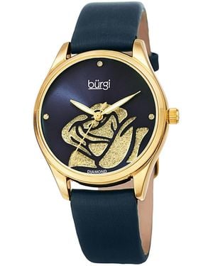 Burgi Burgi Satin Watch - Blue