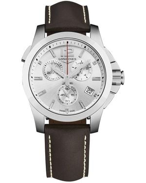 Longines Conquest Watch - Gray