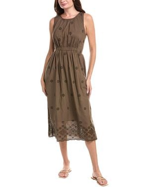 Michael Stars Faith Midi Dress - Brown