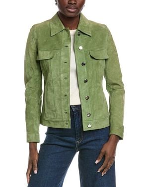Akris Gemini Suede Shirt - Green