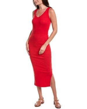 Michael Stars Lori Midi Dress - Red