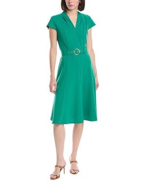 Sharagano Short Sleeve A Line Dress in Blue | Lyst UK Sharagano Short Sleeve A Line Dress in Blue | Lyst UK