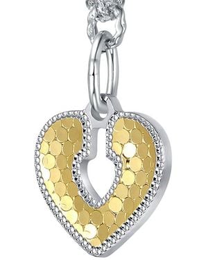 Rachel Glauber Cz Chain Necklace - Metallic