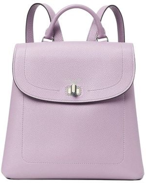 Kate Spade Essential Medium Leather Backpack - Purple