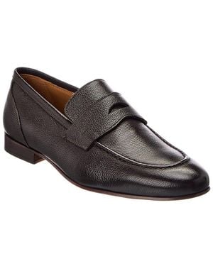 Bruno Magli Nathan Leather Loafer - Brown