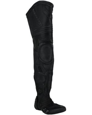 Balenciaga Over-The-Knee Biker Boot - Black