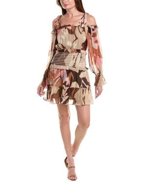 Rococo Sand A-Line Dress - White