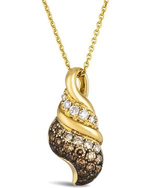 Le Vian Sea World 14K 0.50 Ct. Tw. Diamond Pendant - Metallic