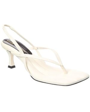 Proenza Schouler Leather Slingback Sandal - White