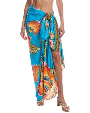 FARM Rio Dewdrop Spectrum Sarong - Blue