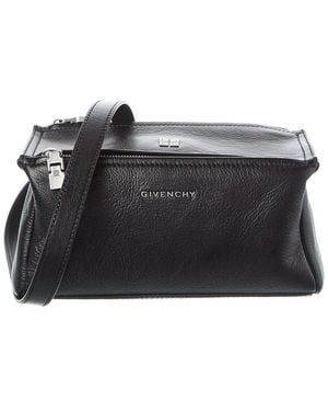 Givenchy Pandora Mini Leather Shoulder Bag - Black