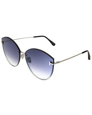 Tom Ford Evangeline 63Mm Sunglasses - Blue