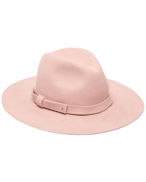 San Diego Hat Beyond Prairie Wool Fedora - Pink