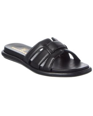 La Canadienne Arden Leather Sandal - Black