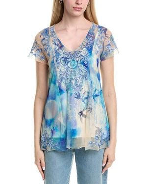 Johnny Was Melanie Blouse - Blue