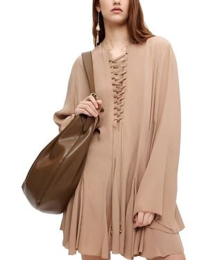 VIBI Mini Dress - Brown