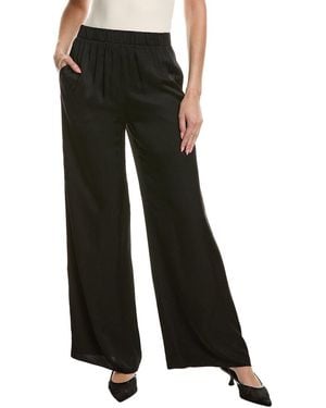 ATM Satin Wide Leg Pant - Black