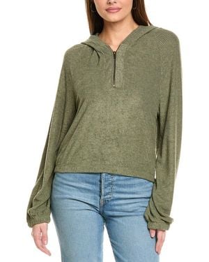 Project Social T Final Countdown Terry 1/2-Zip Hoodie - Green