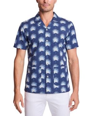 Paisley & Gray Camp Collar Shirt - Blue