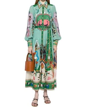 Monique Lagarde Midi Dress - Green