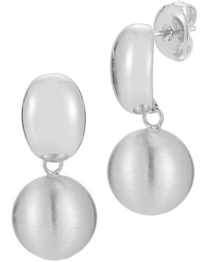 Glaze Jewelry Plated Earrings - White