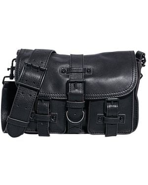 Aimee Kestenberg Saddle-Up Leather Crossbody - Black