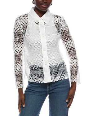 Marc Cain Lace Blouse - White