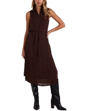 Bella Dahl Sleeveless Pullover Midi Dress - Brown