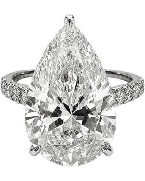 Prince Diamond & Jewelry 14K 4.64 Ct. Tw. Lab-Grown Diamond Statement Ring - White