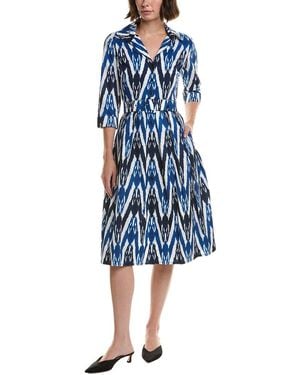 Samantha Sung Audrey #1 Shirtdress - Blue