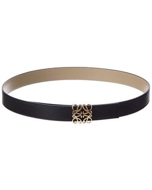 Loewe Anagram Bombe Reversible Leather Belt - Multicolor