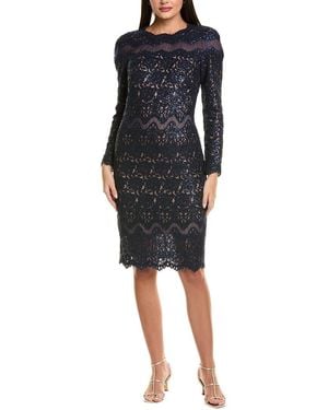 Tadashi Shoji Embellished Midi Dress - Black