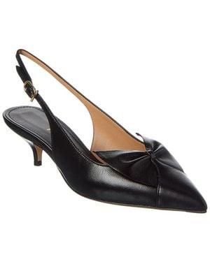 Ferragamo Felli Leather Slingback Pump - Black