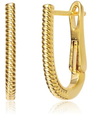 Rachel Glauber 14K Plated Earrings - Metallic