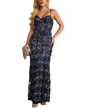 MISSORD Maxi Dress - Blue